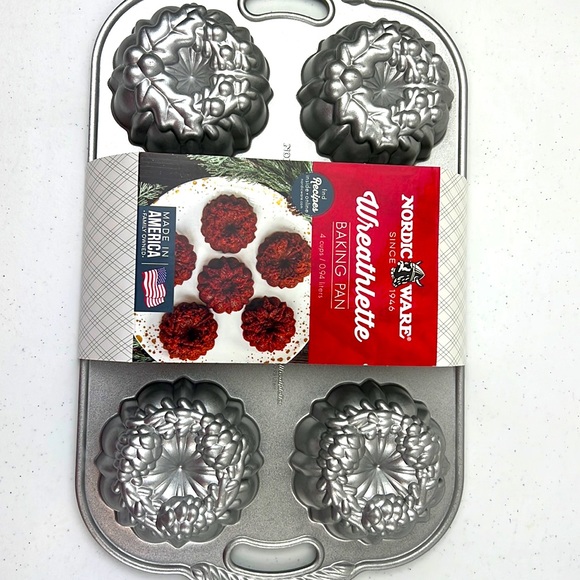 Nordic Ware Kitchen Nordic Ware Wreathlette Baking Pan Poshmark